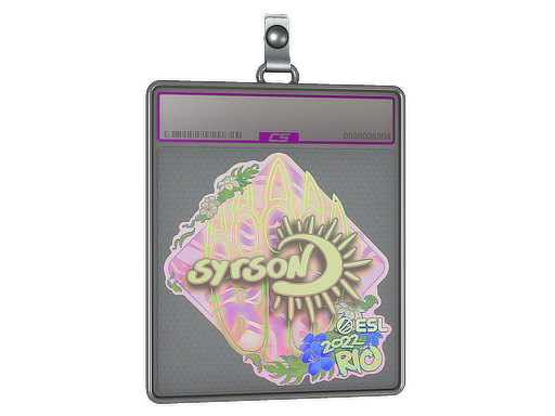 Sticker Slab syrsoN Holo Rio 2022