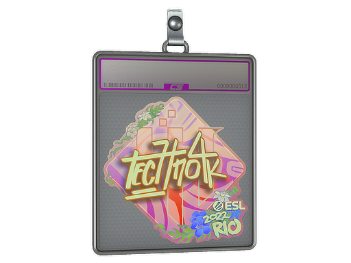 Sticker Slab Techno4K Holo Rio 2022