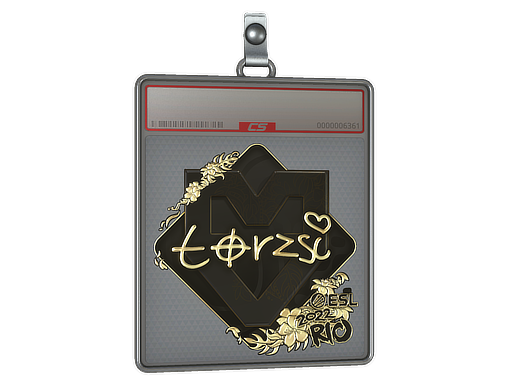 Sticker Slab torzsi Gold Rio 2022