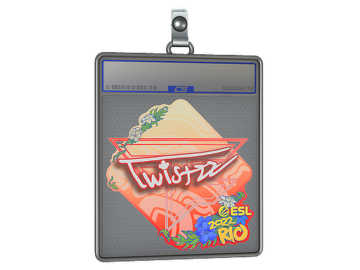 Sticker Slab Twistzz Rio 2022