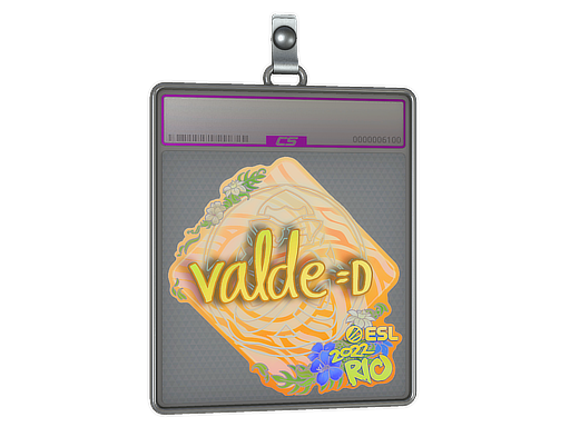 Sticker Slab v4lde Holo Rio 2022