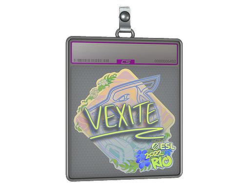 Sticker Slab vexite Holo Rio 2022