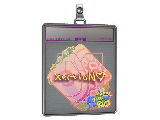 Sticker Slab xertioN Holo Rio 2022