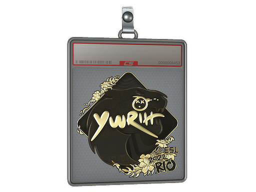 Sticker Slab yuurih Gold Rio 2022