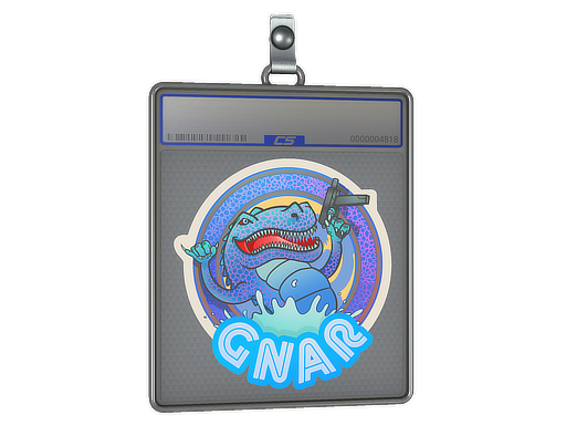 Sticker Slab Blue Gnar