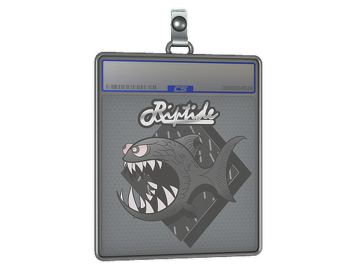 Sticker Slab Black Jaggyfish