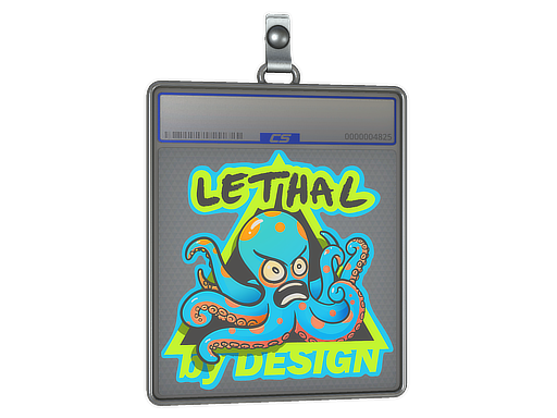 Sticker Slab Blue Lethal