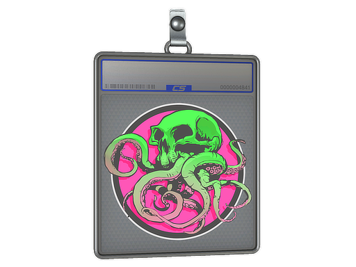 Sticker Slab Watermelon Tentaskull