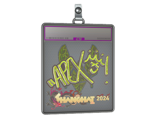 Sticker Slab apEX Holo Shanghai 2024