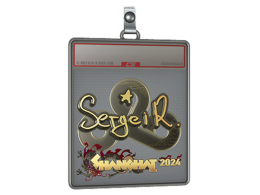 Sticker Slab Ax1Le Gold Shanghai 2024