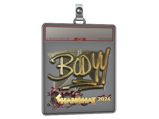 Sticker Slab bodyy Gold Shanghai 2024