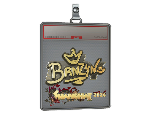 Sticker Slab brnz4n Gold Shanghai 2024