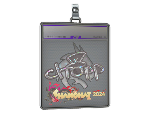 Sticker Slab chopper Glitter Shanghai 2024