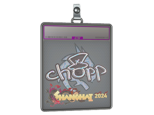 Sticker Slab chopper Holo Shanghai 2024