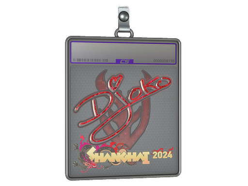 Sticker Slab Djoko Glitter Shanghai 2024