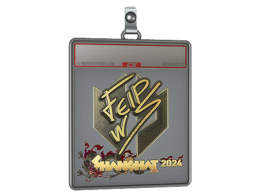 Sticker Slab felps Gold Shanghai 2024