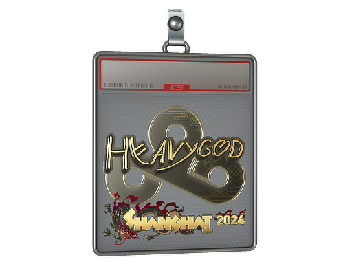 Sticker Slab Heavygod Gold Shanghai 2024