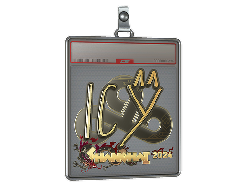 Sticker Slab ICY Gold Shanghai 2024