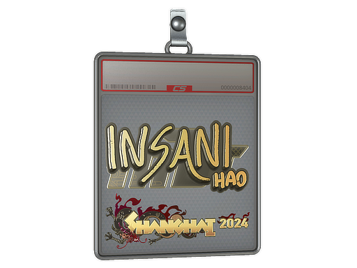 Sticker Slab insani Gold Shanghai 2024