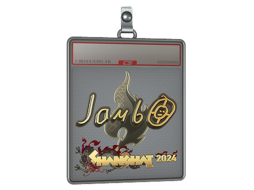 Sticker Slab jambo Gold Shanghai 2024