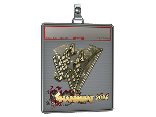 Sticker Slab Jame Gold Shanghai 2024