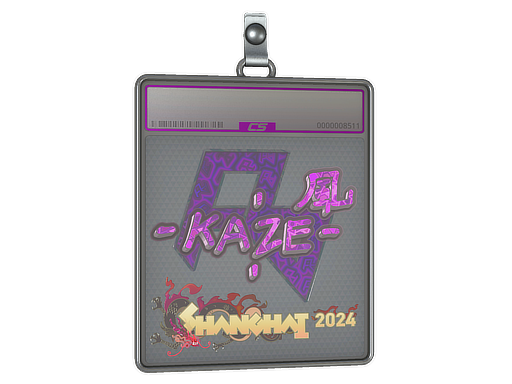 Sticker Slab Kaze Holo Shanghai 2024