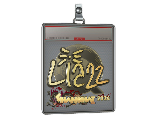 Sticker Slab Liazz Gold Shanghai 2024