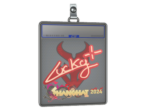 Sticker Slab Lucky Shanghai 2024