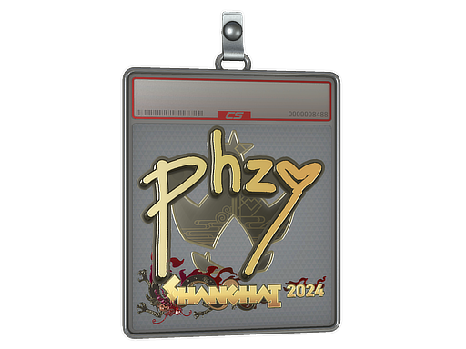 Sticker Slab phzy Gold Shanghai 2024