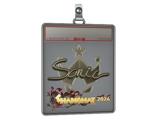 Sticker Slab Sonic Gold Shanghai 2024