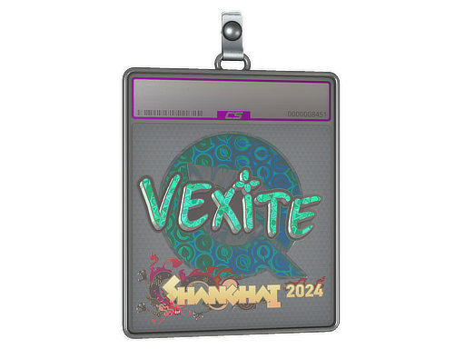 Sticker Slab vexite Holo Shanghai 2024