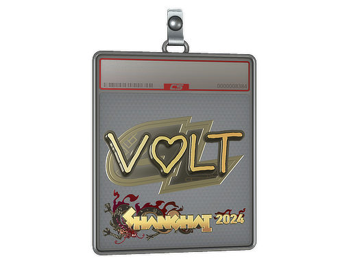 Sticker Slab volt Gold Shanghai 2024