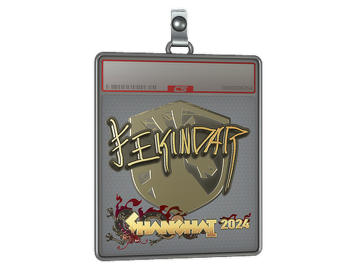 Sticker Slab YEKINDAR Gold Shanghai 2024