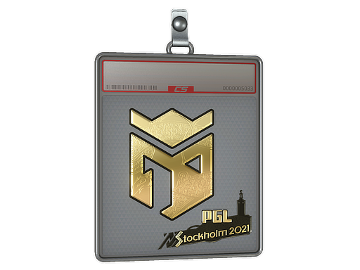 Sticker Slab Entropiq Gold Stockholm 2021