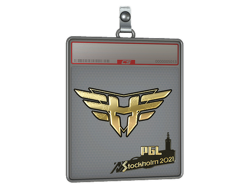 Sticker Slab Heroic Gold Stockholm 2021