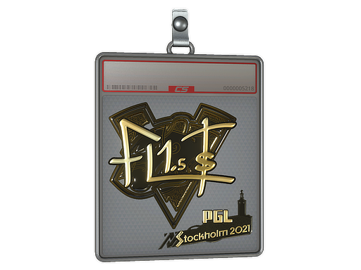 Sticker Slab FL1T Gold Stockholm 2021