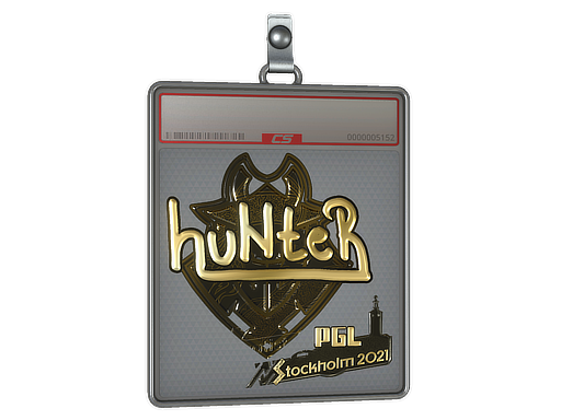 Sticker Slab huNter- Gold Stockholm 2021