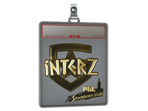 Sticker Slab interz Gold Stockholm 2021