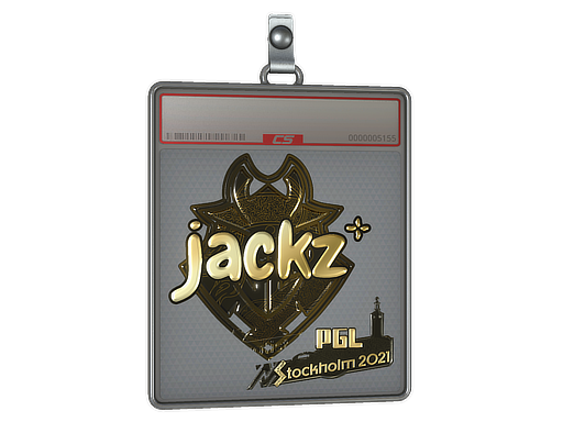 Sticker Slab JACKZ Gold Stockholm 2021
