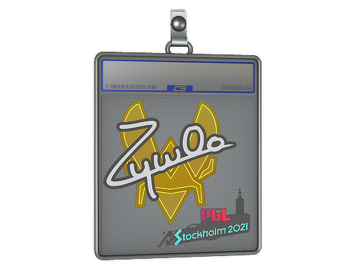 Sticker Slab ZywOo Stockholm 2021