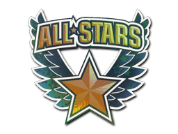 Sticker All-Stars Orange