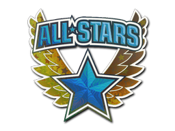 Sticker All-Stars Blue