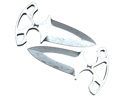 ★ Shadow Daggers Damascus Steel Battle Scarred