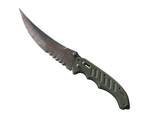 ★ Flip Knife Rust Coat Well Worn