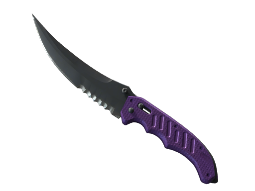 ★ Flip Knife Ultraviolet StatTrak™ Minimal Wear