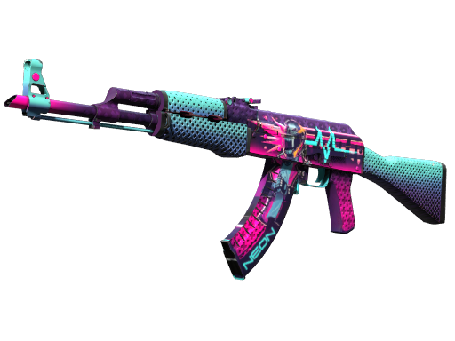 AK-47 Neon Rider StatTrak™ Well Worn
