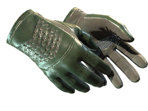 ★ Driver Gloves Racing Green Minimal Wear