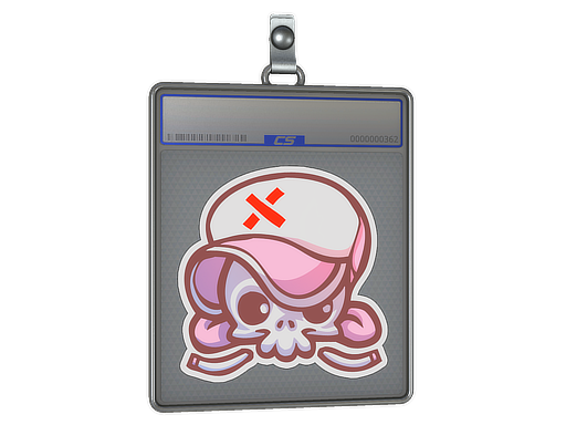 Sticker Slab Skull Lil Boney
