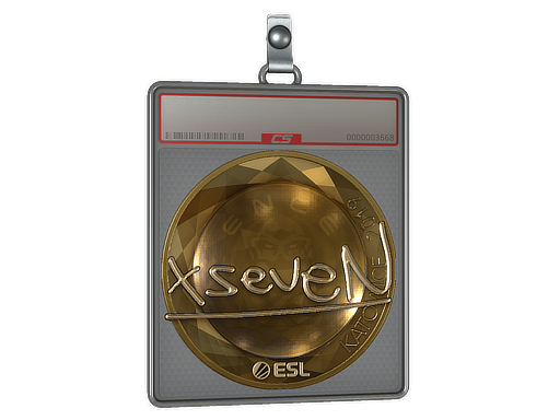 Sticker Slab xseveN Gold Katowice 2019