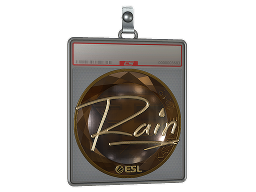 Sticker Slab rain Gold Katowice 2019